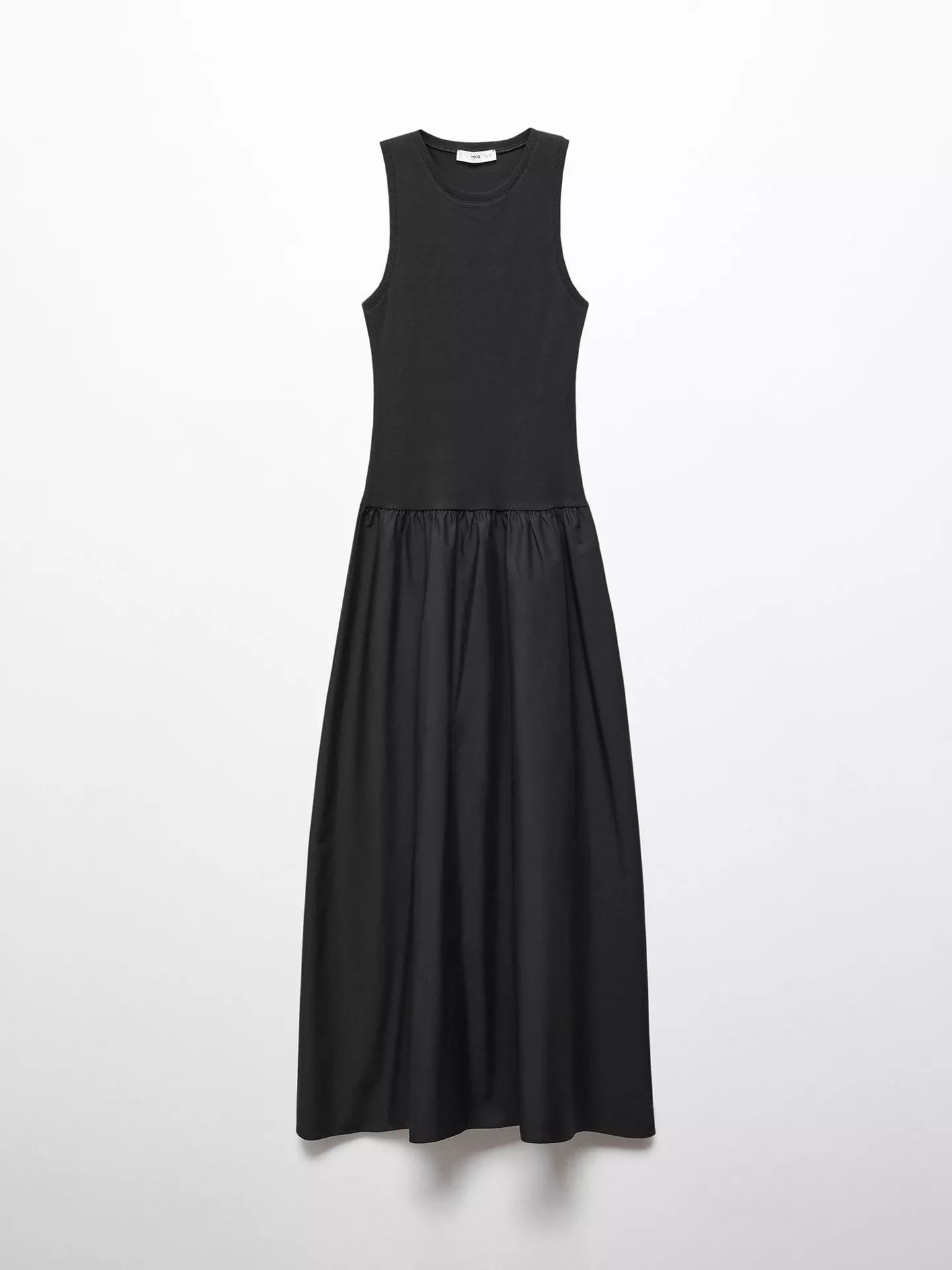 Mira Ribbed A-line Maxi Dress