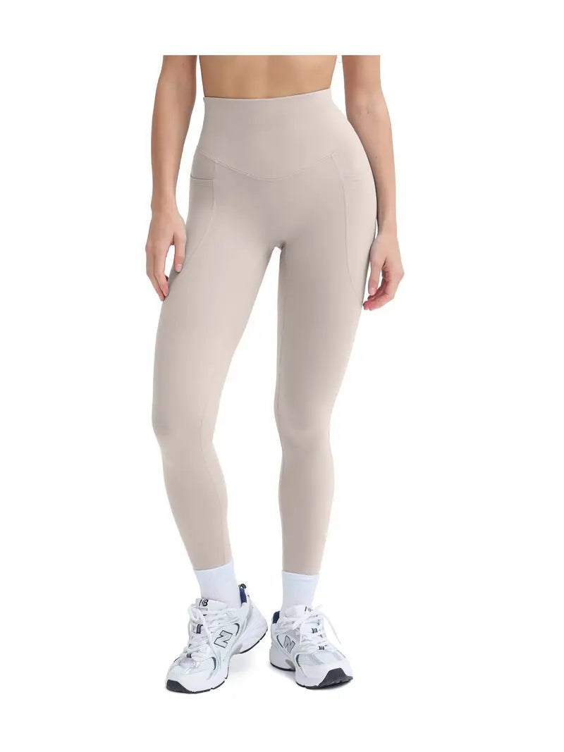 High Waisted Tummy Control Pocket Shaping Training Leggings