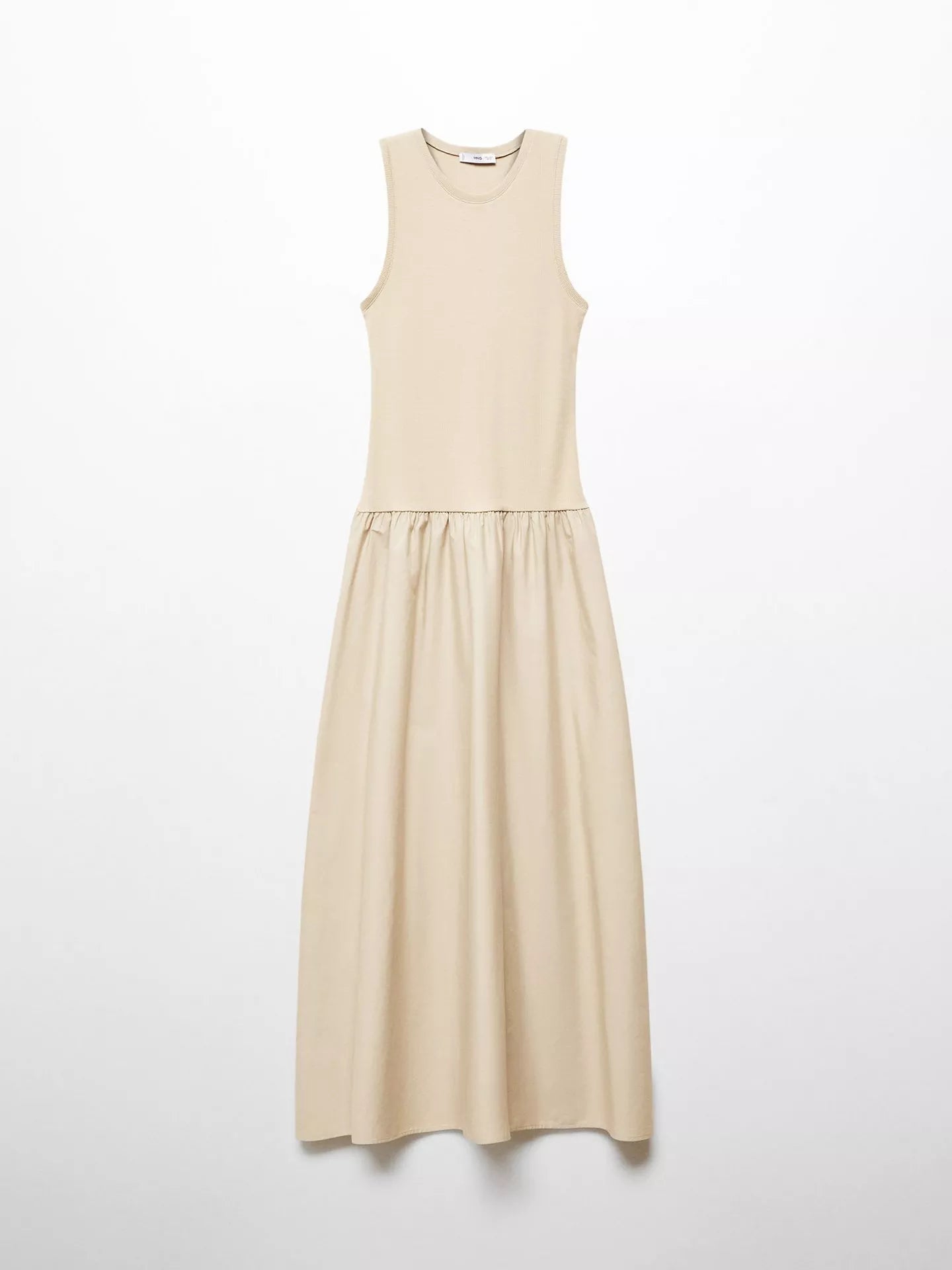 Mira Ribbed A-line Maxi Dress