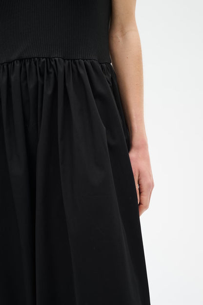 Mira Ribbed A-line Maxi Dress