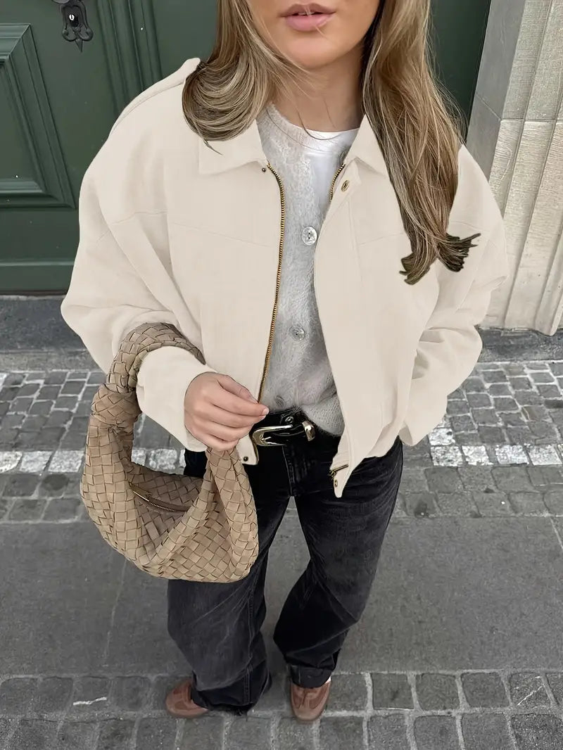 Suede Bomber Jacket