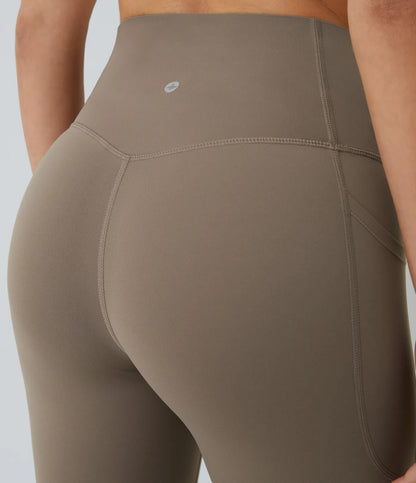 High Waisted Tummy Control Pocket Shaping Training Leggings